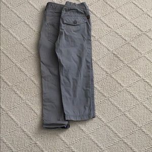 Two pairs of boys gray chinos